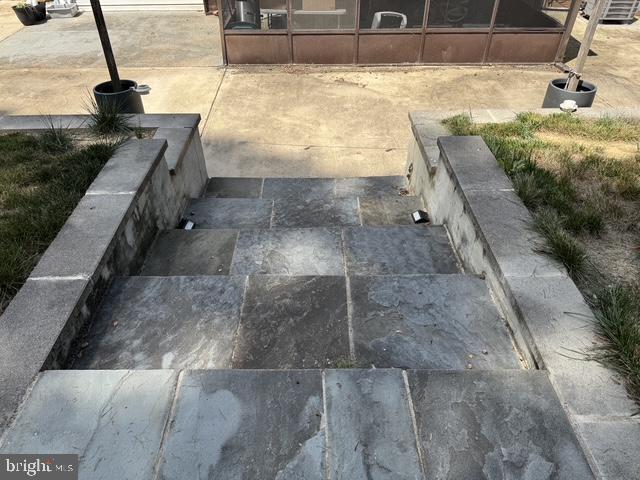 6603 Huntsman Boulevard Springfield, VA 22152 - Photo 57 of 64 Elegant stone steps leading down.