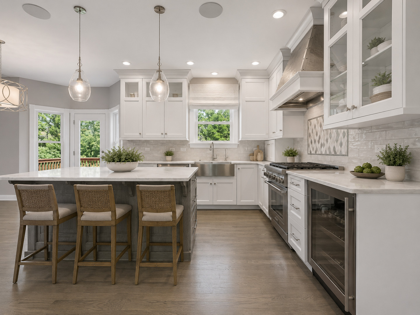 832 Bemis Road Glen Ellyn, IL 60137 - Photo 17 of 62 a kitchen with a table and chairs in it