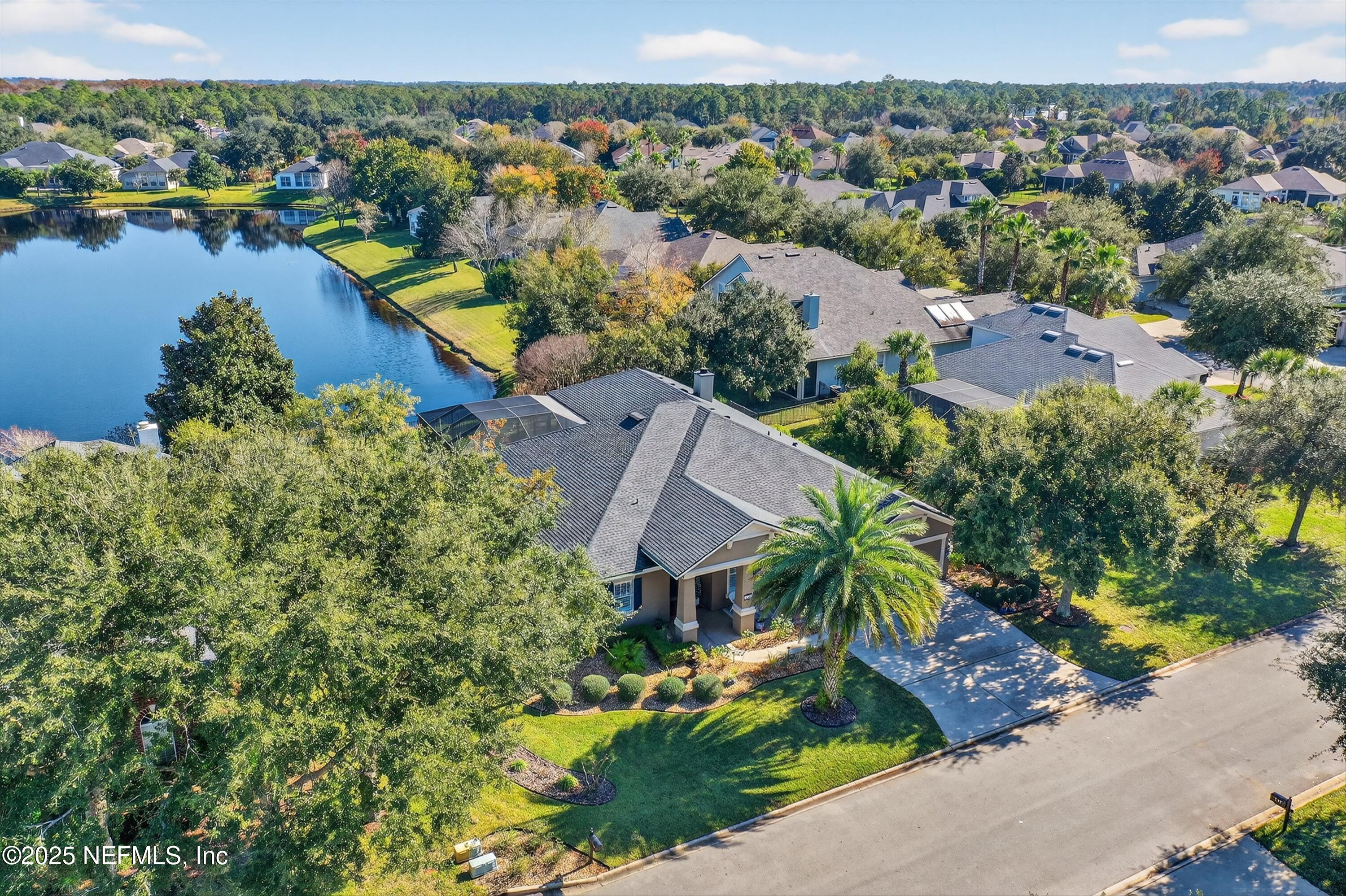 1104 Westfield Way St. Augustine, FL 32095 - Photo 48 of 53 an aerial view of residential houses with outdoor space and river