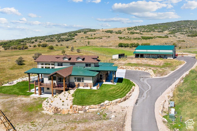 6117 North Rocky Ridge Road Peoa, UT 84061 - Photo 28 of 83 Birds eye view of property