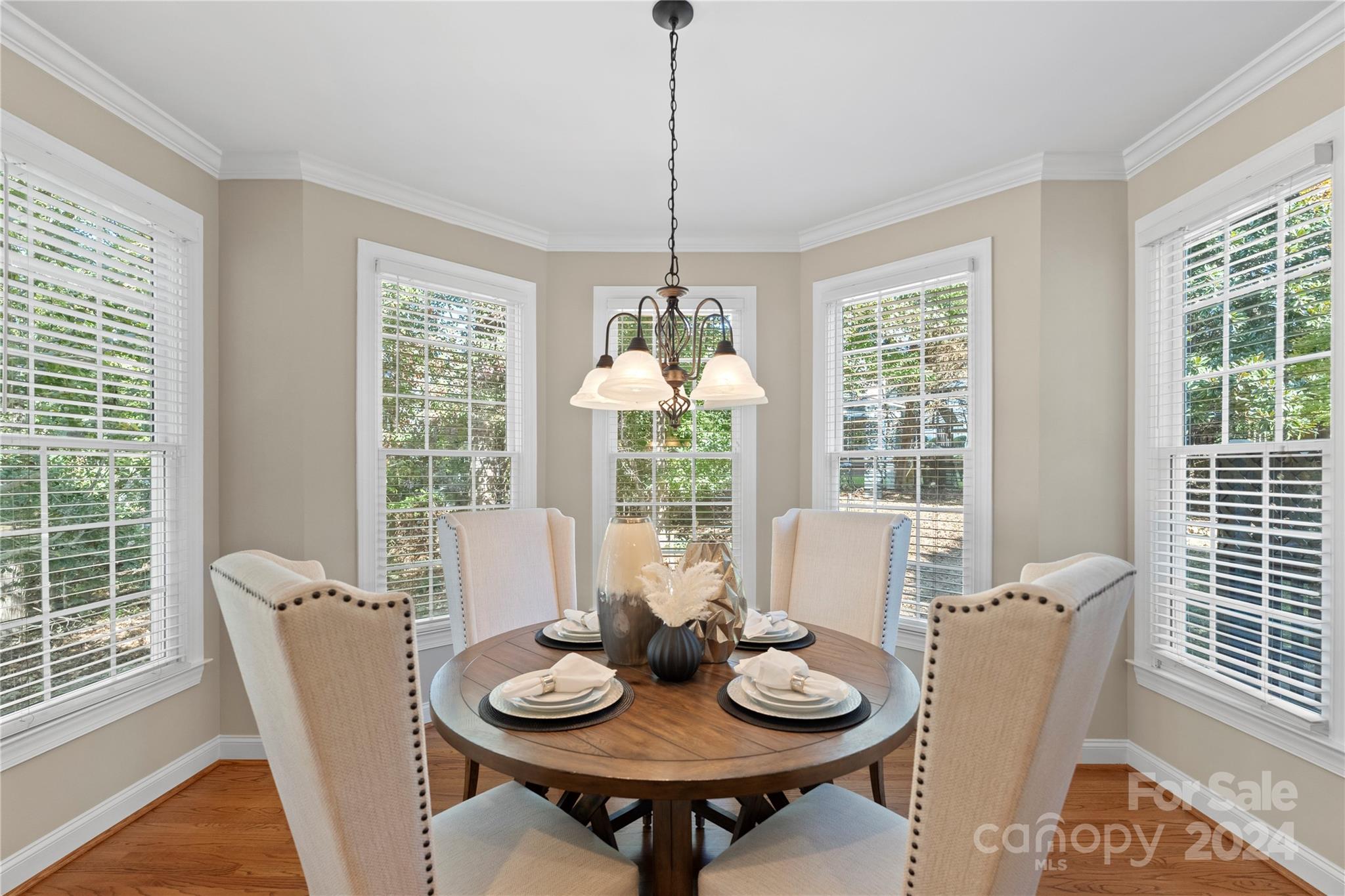 3417 Rhett Butler Place Charlotte, NC 28270 - Photo 23 of 48 a view of a dining room with furniture window and outside view