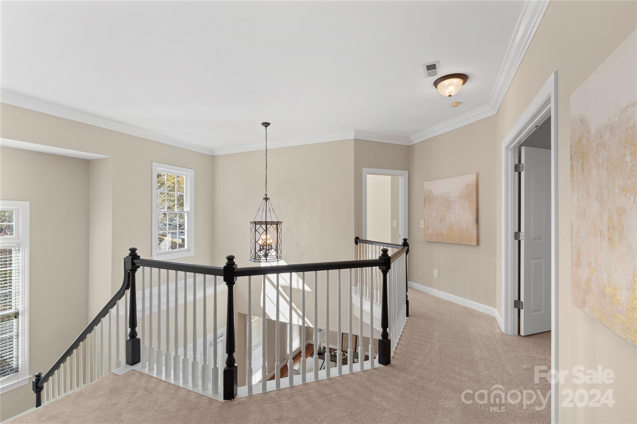 3417 Rhett Butler Place Charlotte, NC 28270 - Photo 26 of 48 a view of a hallway with a staircase