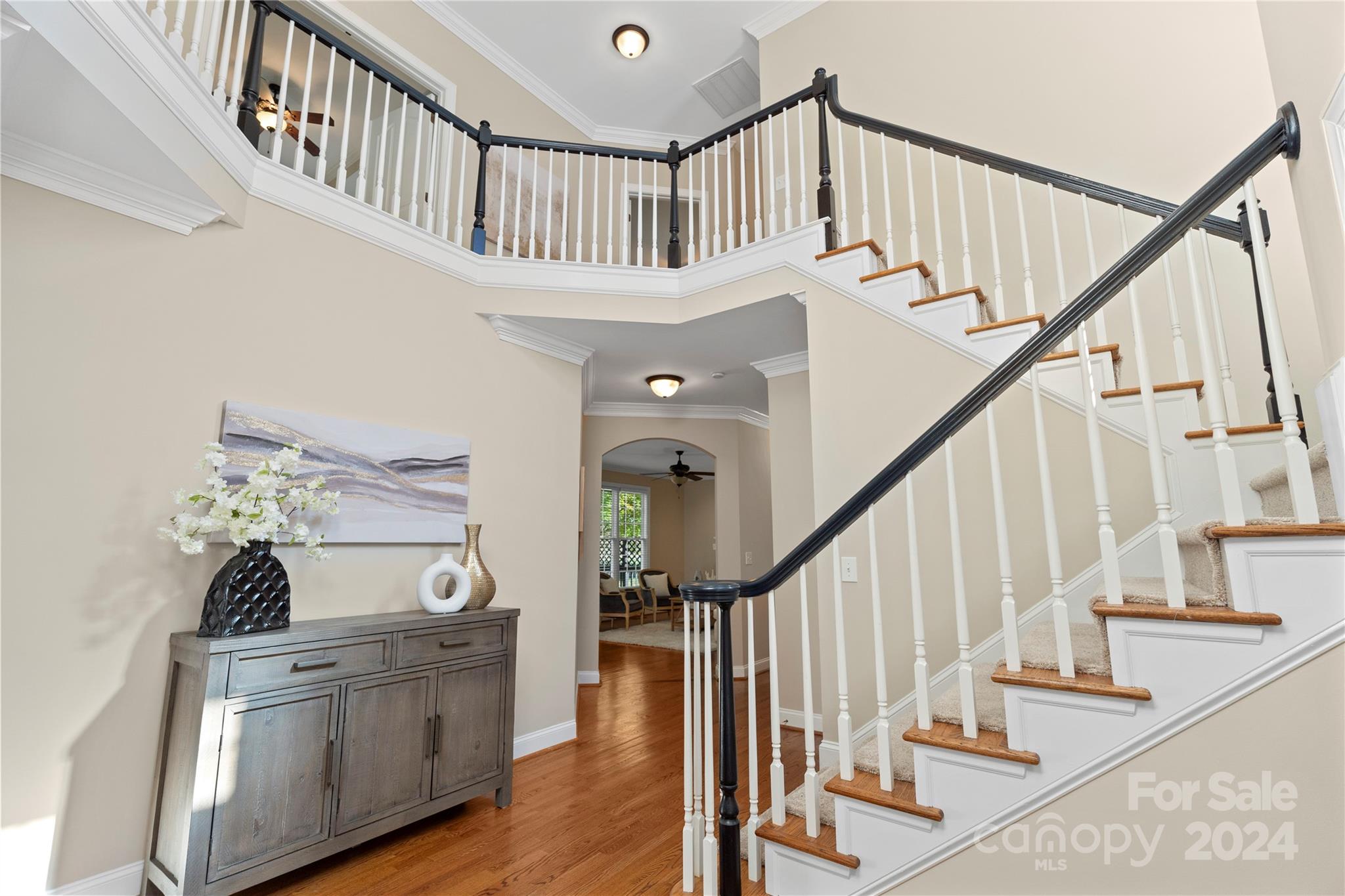 3417 Rhett Butler Place Charlotte, NC 28270 - Photo 5 of 48 a view of entryway bedroom and hall with wooden floor