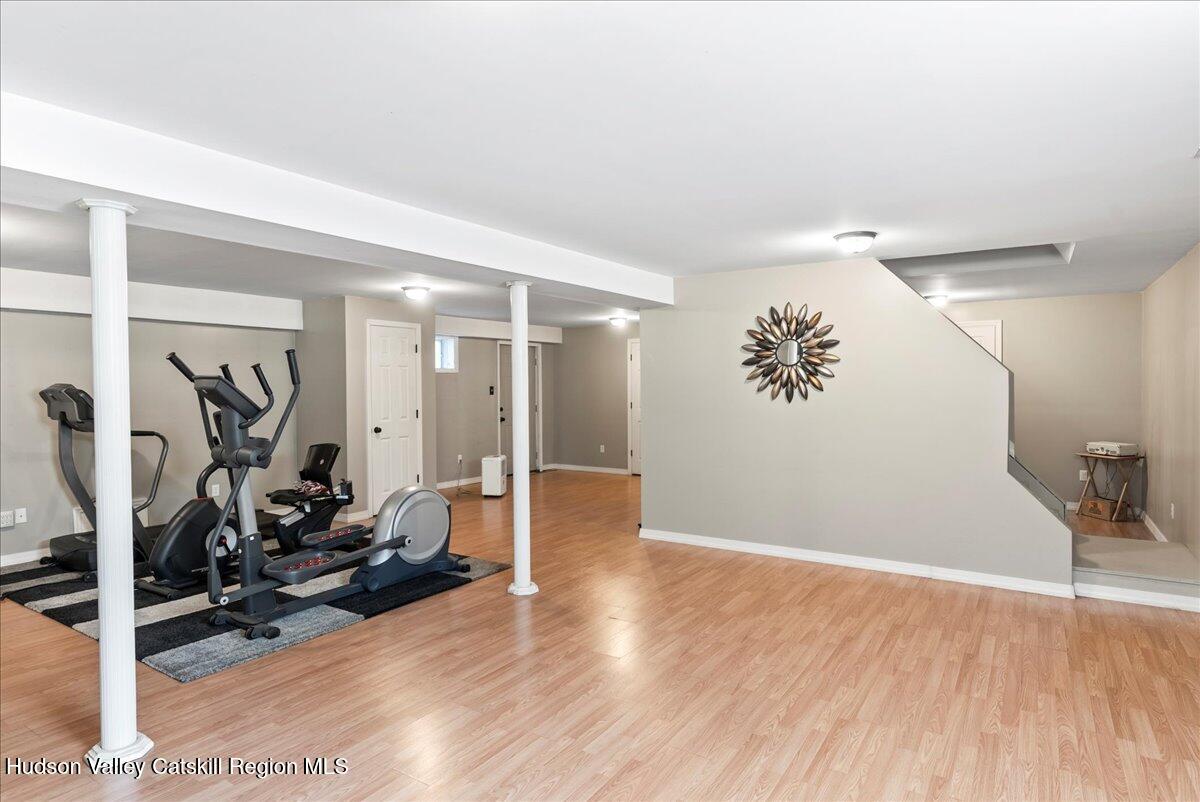 29 Stone Mountain Road Round Top, NY 12473 - Photo 27 of 36 a view of a room with gym equipment