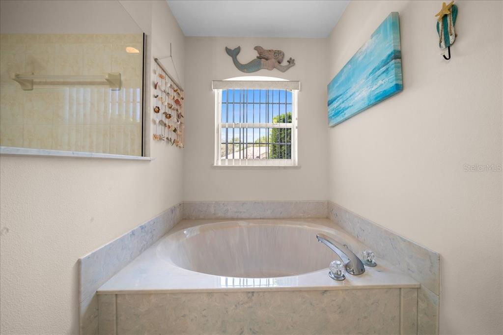 5321 Southwest 115th Loop Ocala, FL 34476 - Photo 32 of 49 a bath tub sitting in a bathroom next to a window