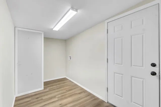 wooden floor in an empty room