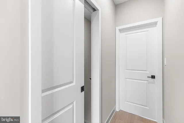 a view of a closet