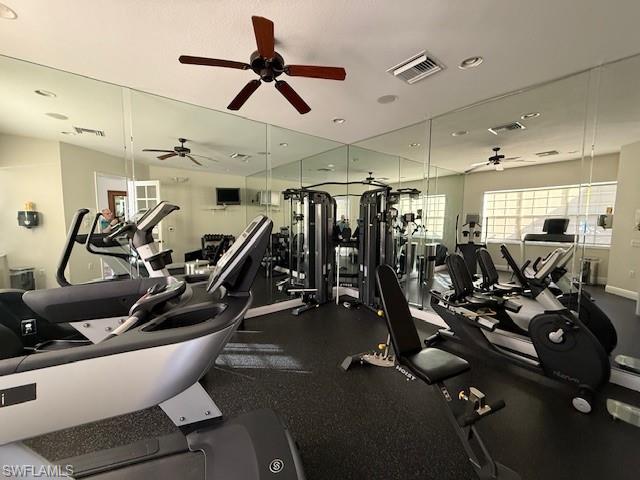 7825 Hawthorne Drive, Unit 2104 Naples, FL 34113 - Photo 40 of 43 a view of a room with gym equipment