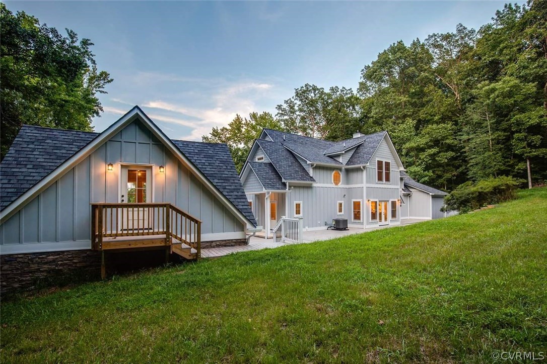 4120 East Old Gun Road Midlothian, VA 23113 - Photo 3 of 25 a view of a house with a yard and deck