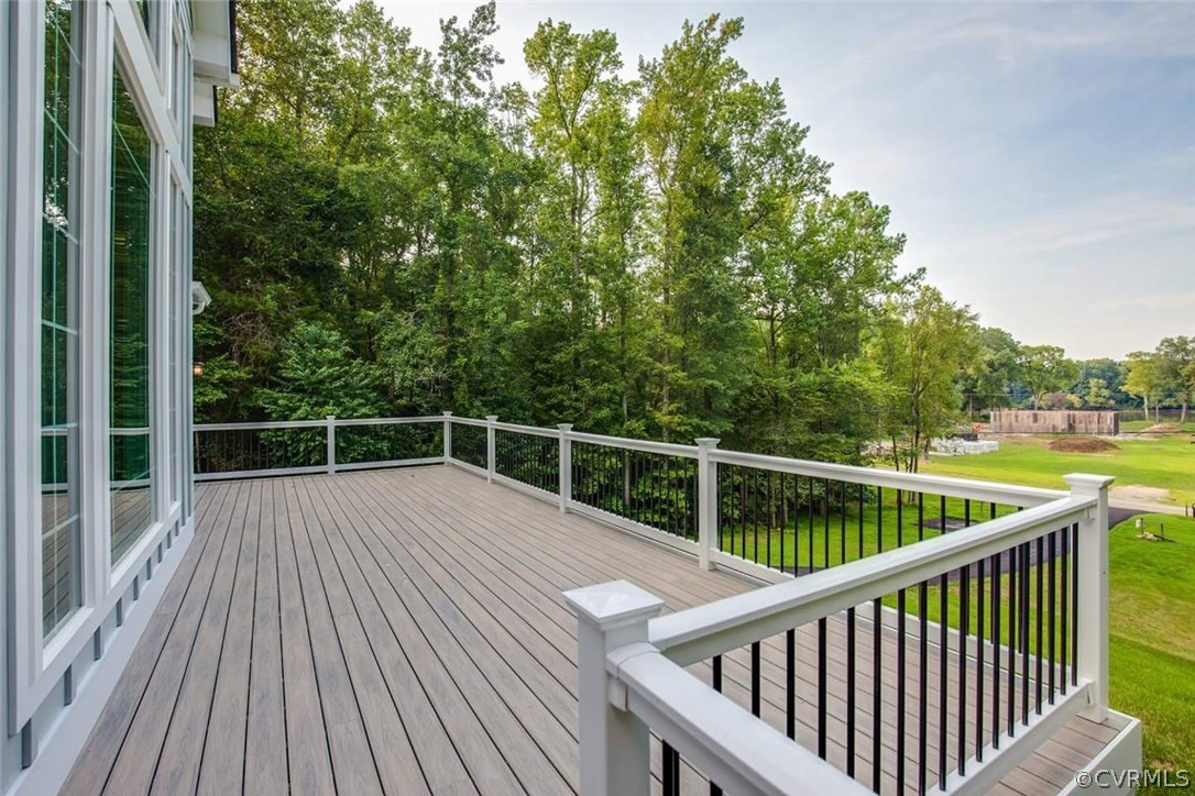 4120 East Old Gun Road Midlothian, VA 23113 - Photo 5 of 25 a view of balcony with deck and wooden floor