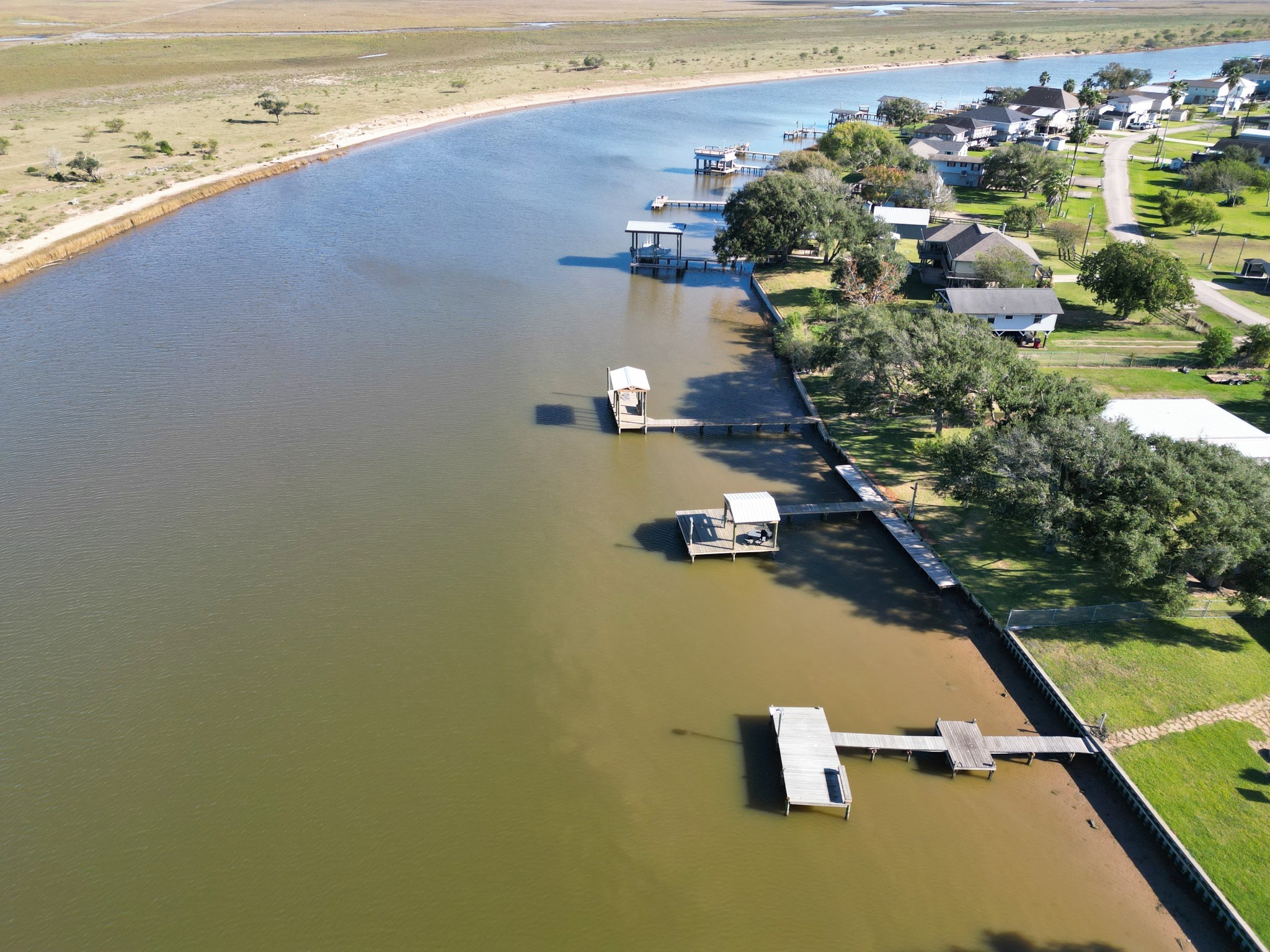 5582 County Road 469 Brazoria, TX 77422 - Photo 31 of 32 an aerial view of beach and ocean
