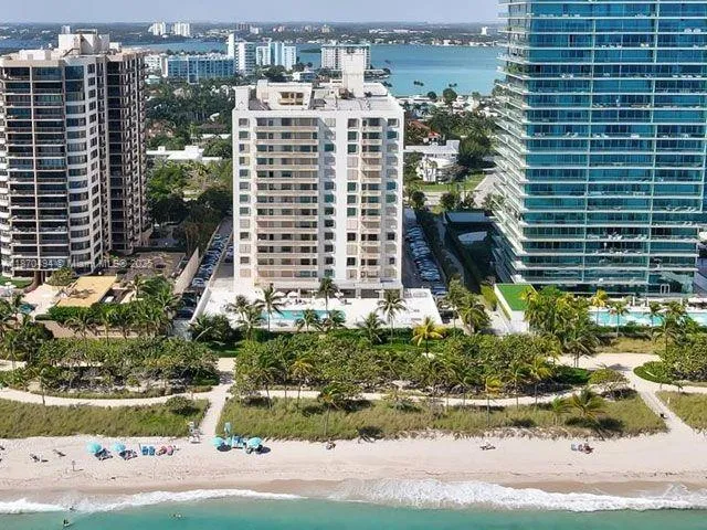 a view of a city with tall buildings