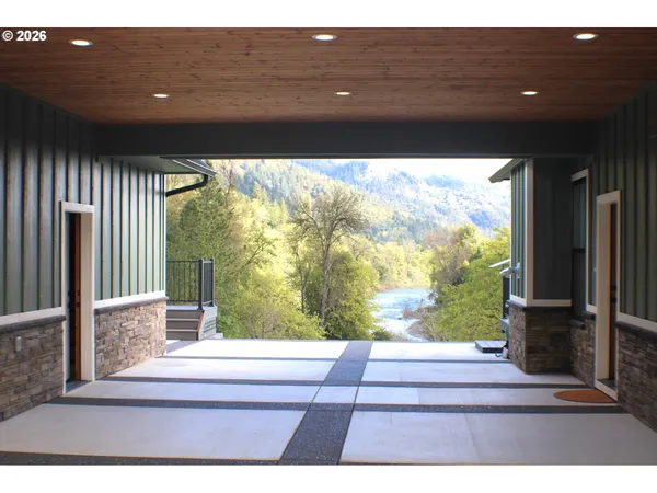 a view of outdoor space and deck