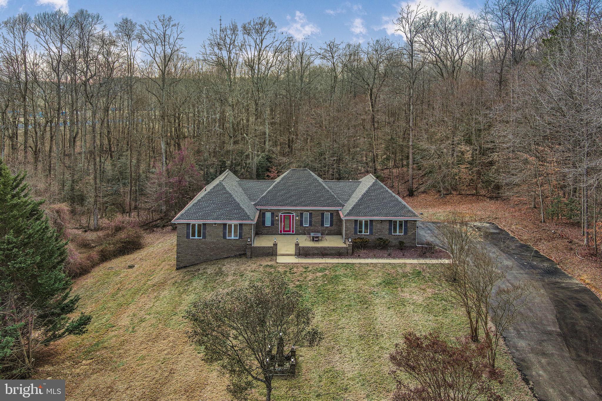 4210 Harvey Road Huntingtown, MD 20639 - Photo 1 of 89 Custom home, brick front on 3.37 acres