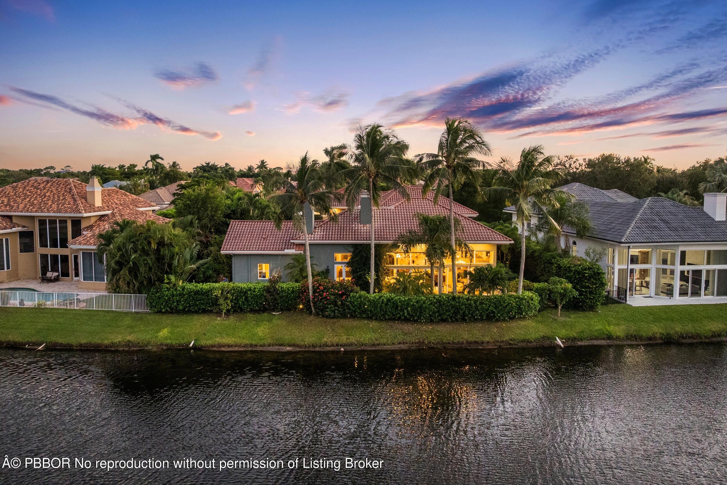 3163 Northwest 63rd Street Boca Raton, FL 33496 - Photo 3 of 67 Twilight Aerial