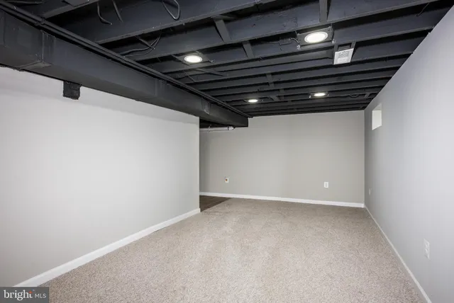 a view of an empty room