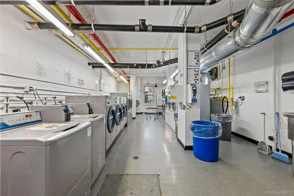 a view of a storage room