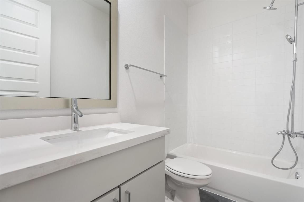 2505 Bluebonnet Lane, Unit 13 Austin, TX 78704 - Photo 15 of 29 Full bathroom featuring vanity and shower / bathtub combination