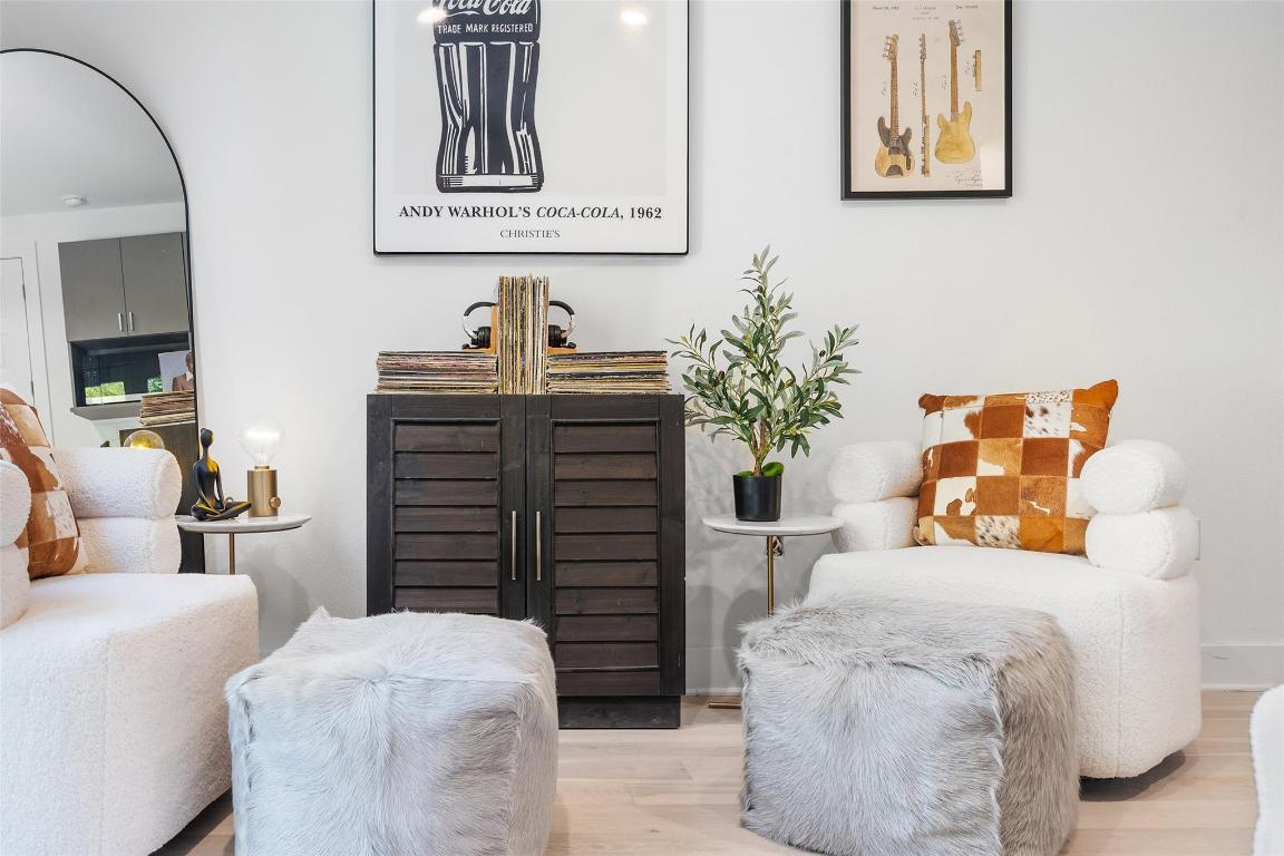 2505 Bluebonnet Lane, Unit 13 Austin, TX 78704 - Photo 25 of 29 Sitting room with wood finished floors