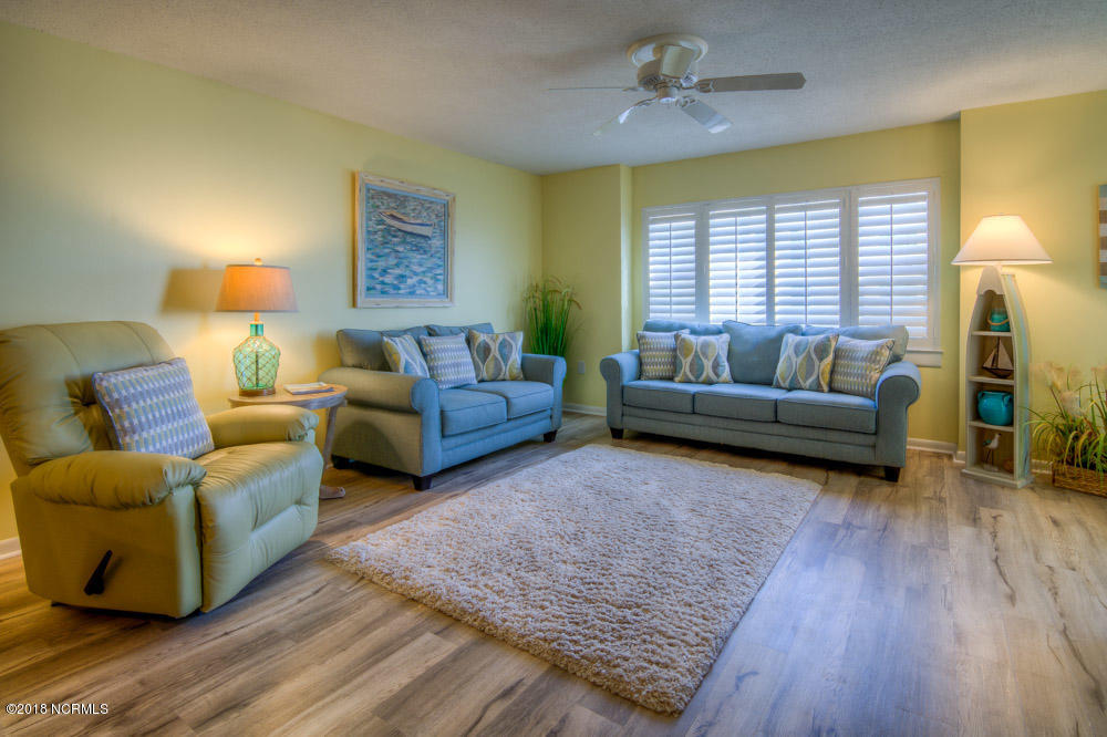 1505 Salter Path Road, Unit 223 Indian Beach, NC 28512 - Photo 3 of 47 Living Area, w/Sleeper Couch