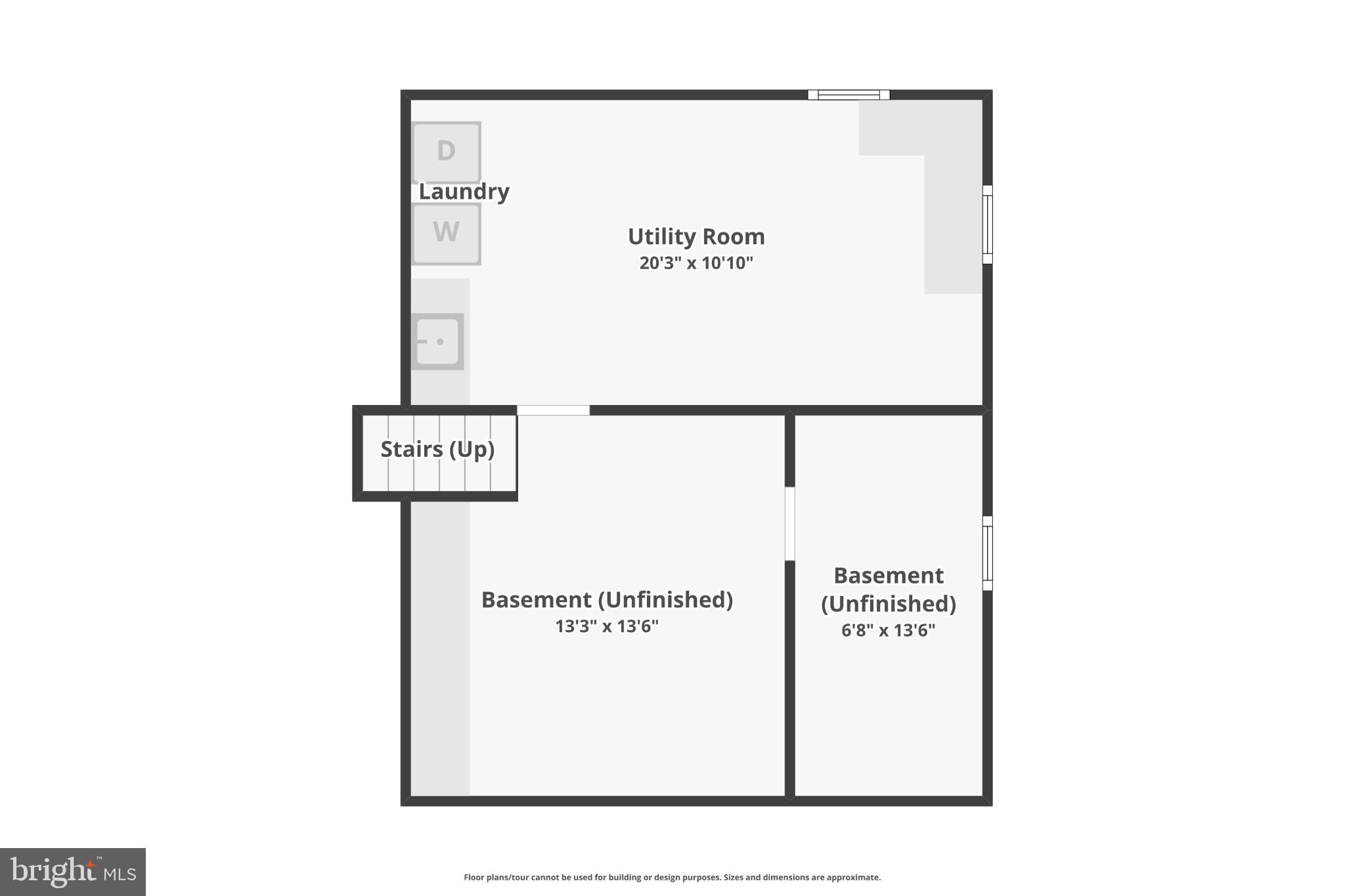 1916 Taylor Avenue Fort Washington, MD 20744 - Photo 61 of 64 Spacious basement layout with utility access.