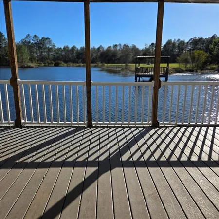 a view of a roof deck