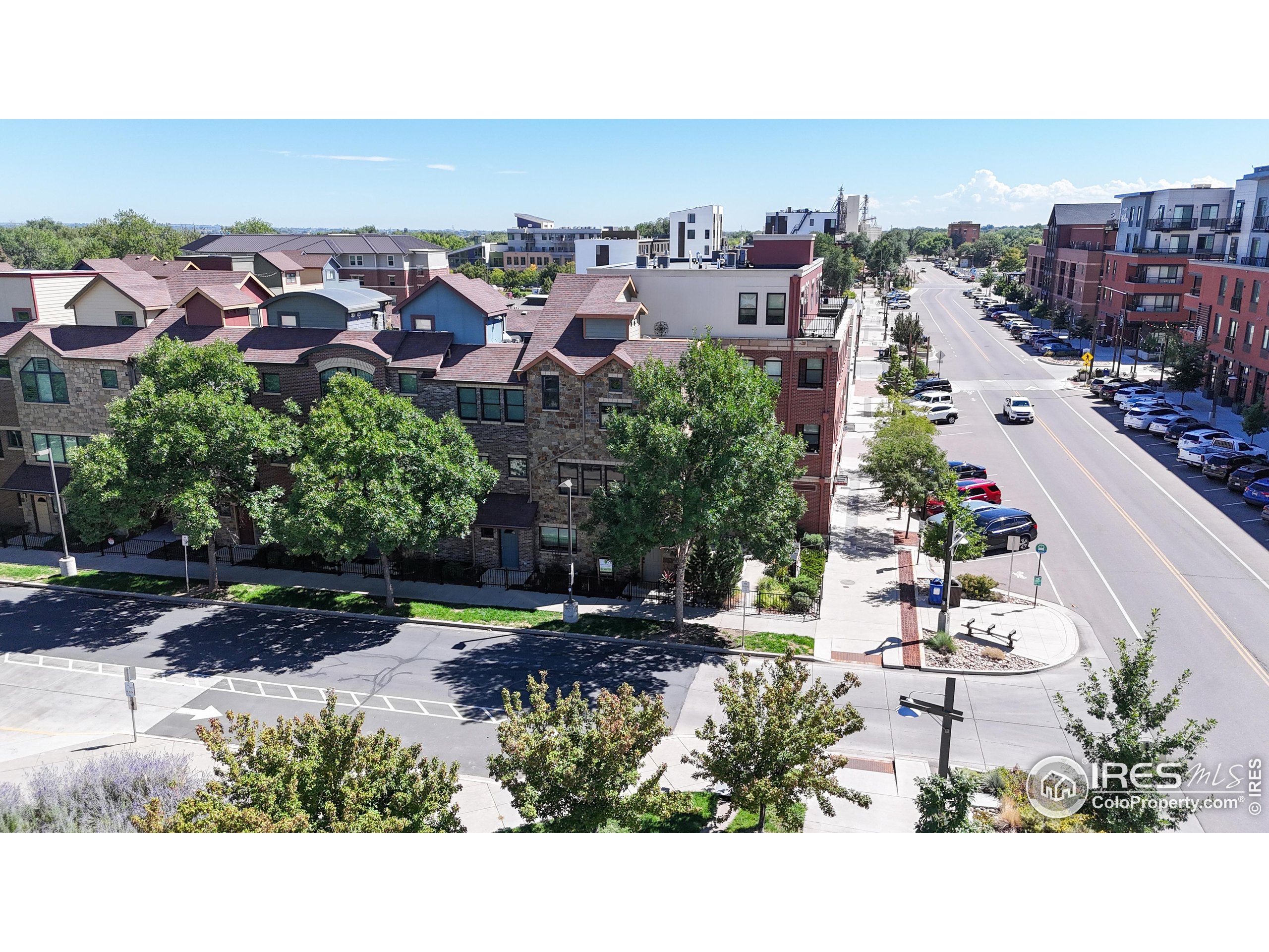 214 Willow Street, Unit 1 Fort Collins, CO 80524 - Photo 40 of 48 a view of a city