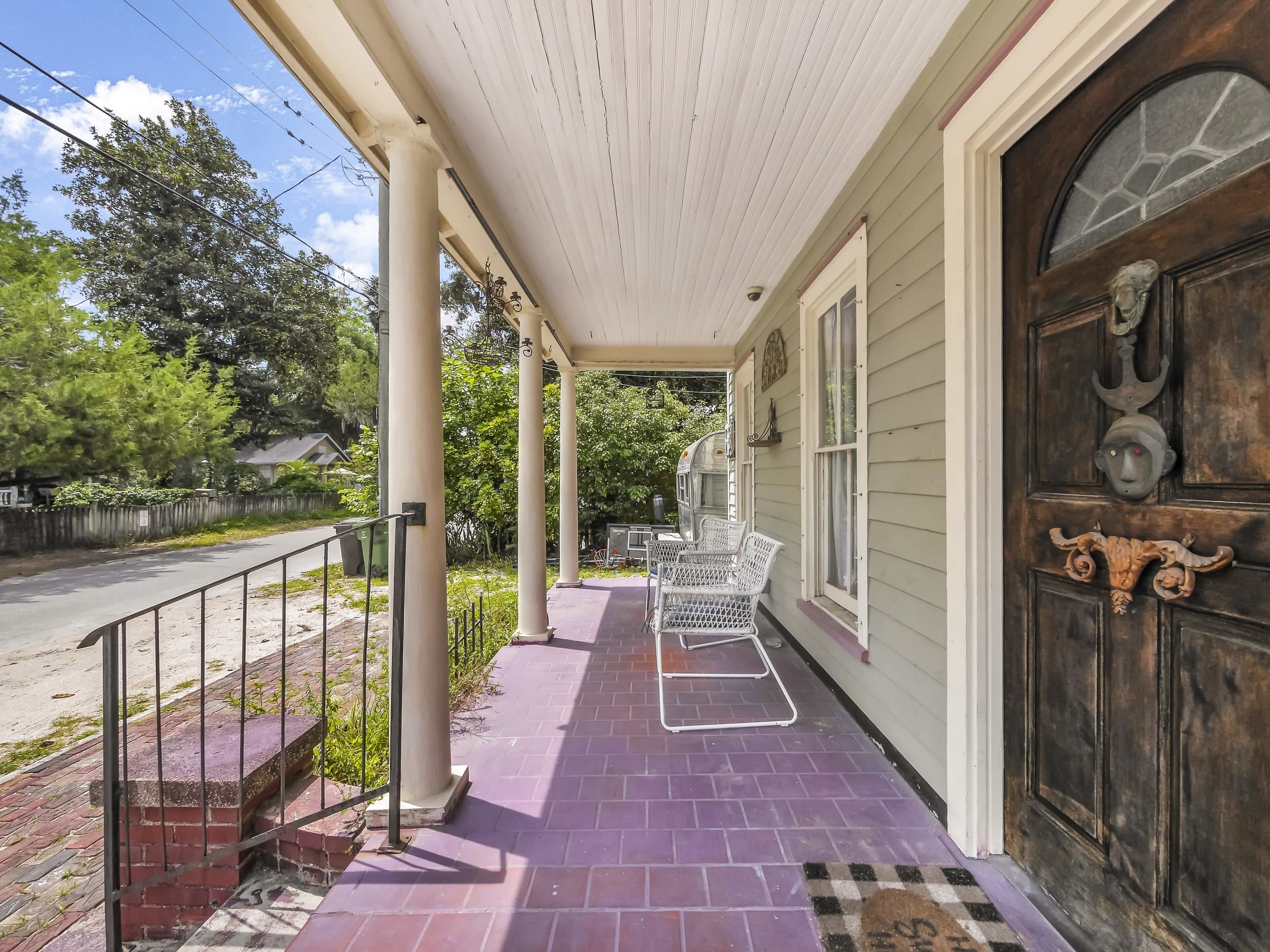8 Davis Street St. Augustine, FL 32084 - Photo 33 of 36 a view of a house with a porch