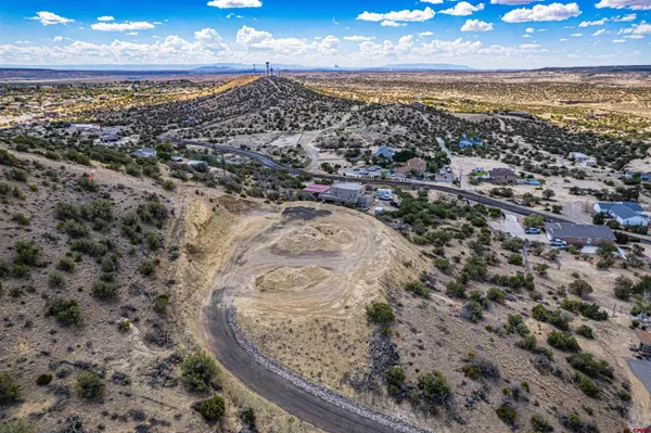 a view of a sky from a city
