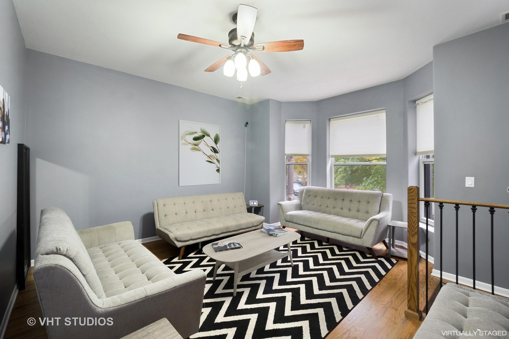 4530 South Prairie Avenue, Unit 1N Chicago, IL 60653 - Photo 2 of 11 a living room with furniture and a large window