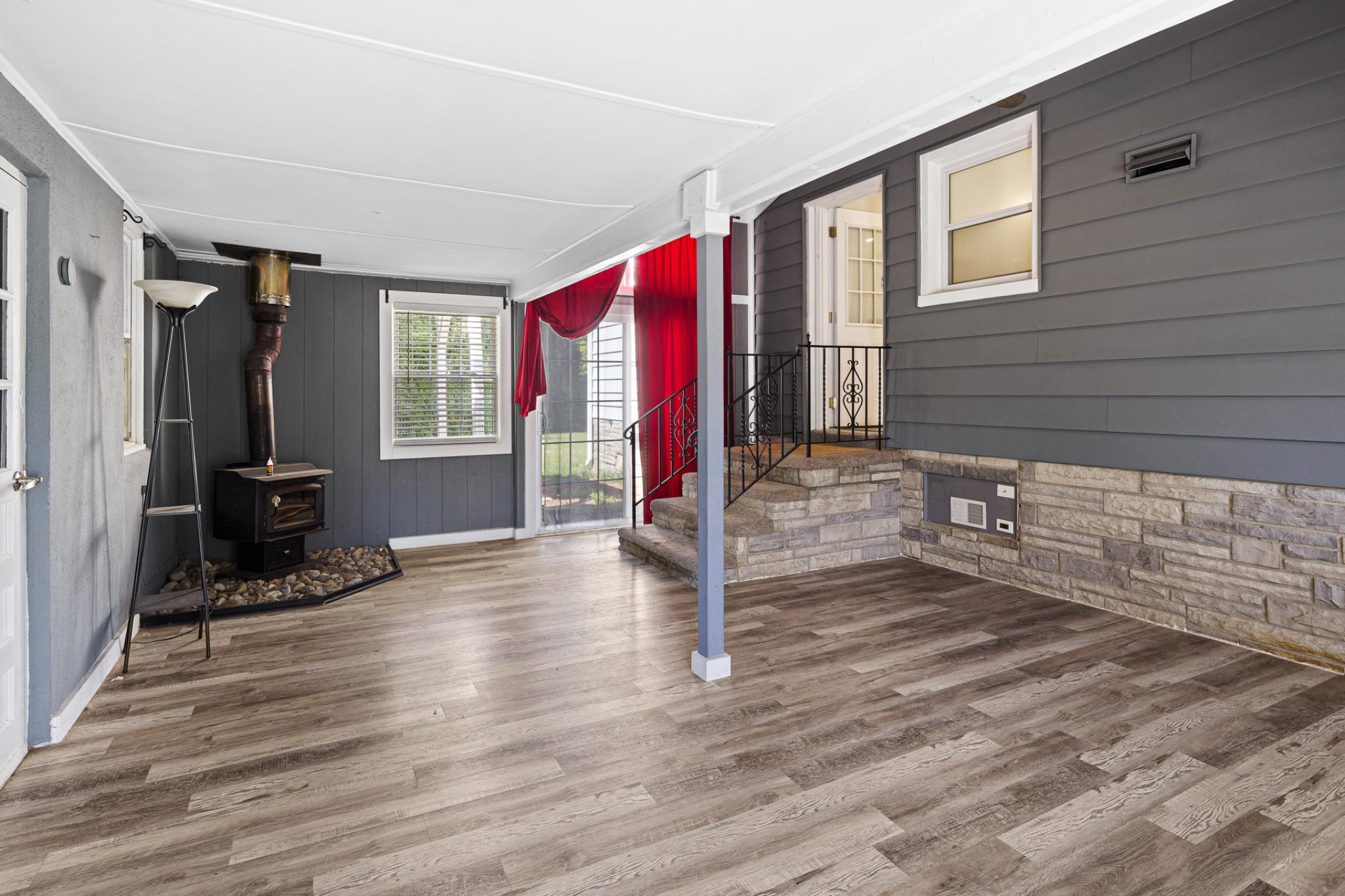 4 Virginia Avenue Palmyra, NJ 08065 - Photo 17 of 28 Flex space heated and cooled & wood burning stove