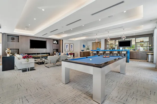 a view of a city with tall buildings