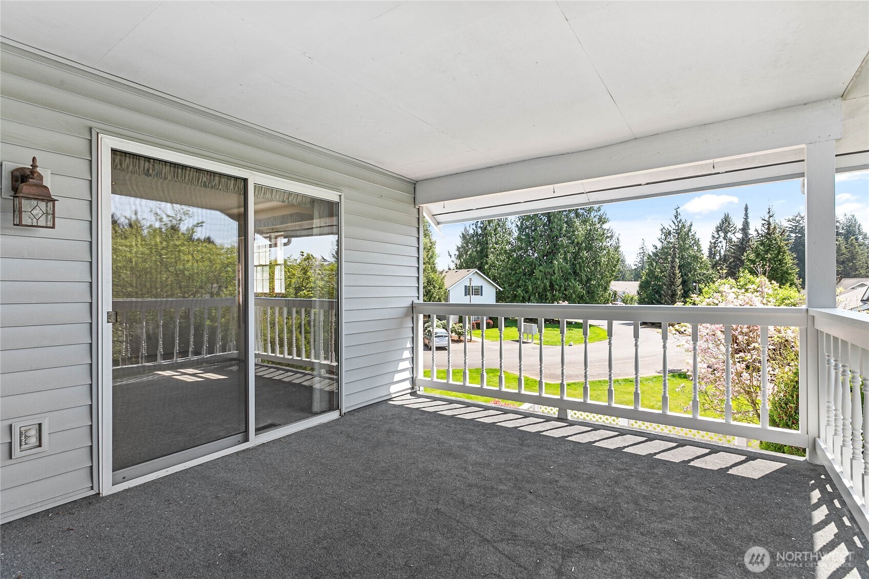 1843 Main Street, Unit A1 Lynden, WA 98264 - Photo 27 of 37 a view of porch with wooden floor