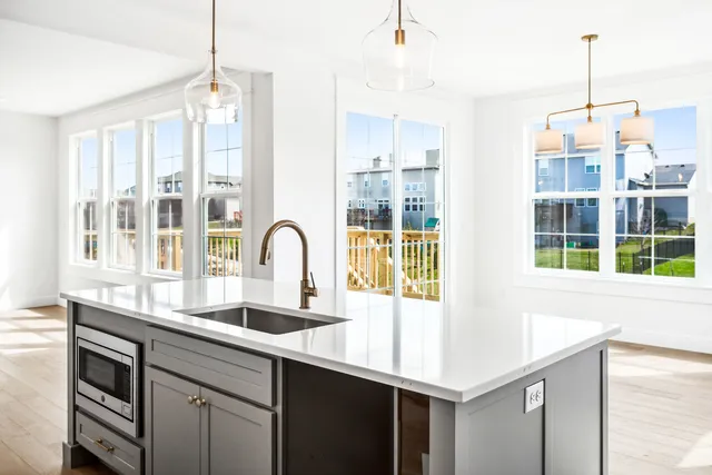 a close view of closet