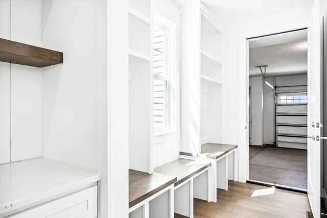 a view of a balcony with an outdoor space