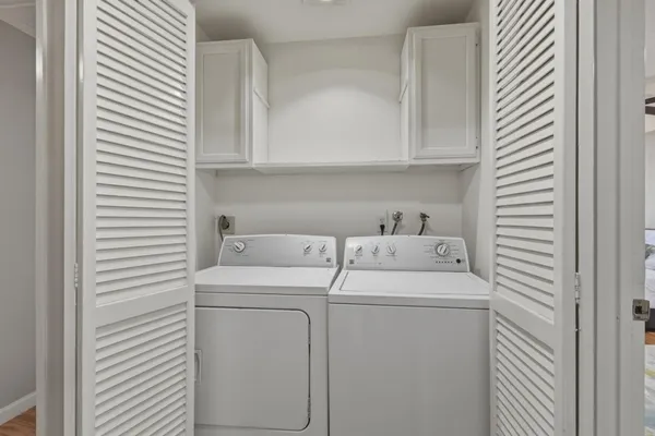 a view of an entryway with a front door