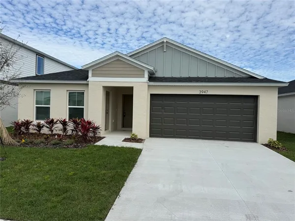 a front view of house with yard