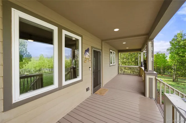 a view of a house with a porch