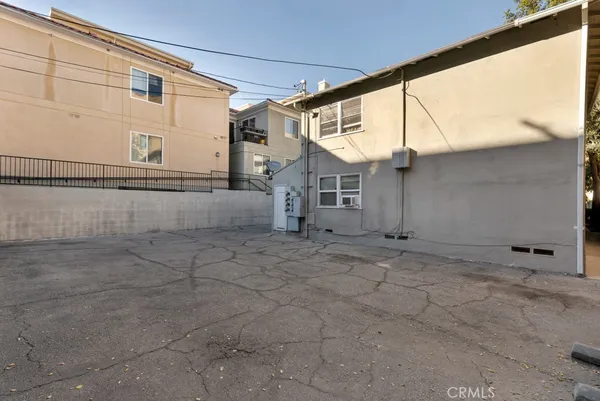 a car parked in front of a house