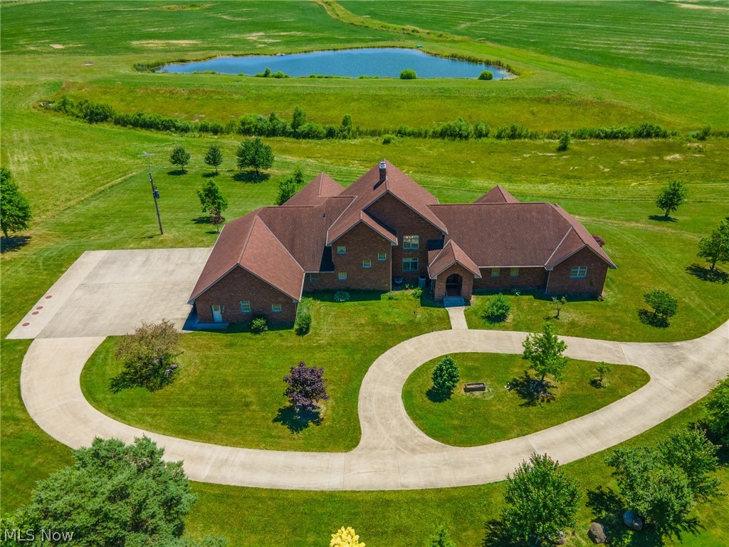 13721 Beaver Springfield Road New Springfield, OH 44443 - Photo 1 of 48 Drone / aerial view with a rural view and a water view