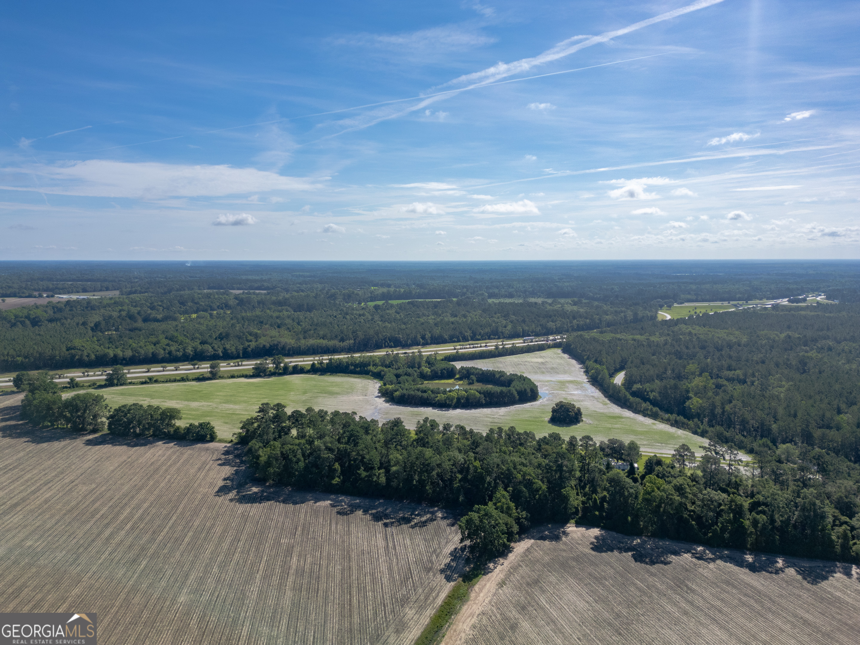 5185 Old Groveland Road Pembroke, GA 31321 - Photo 17 of 25 a view of a lake with beach and city view