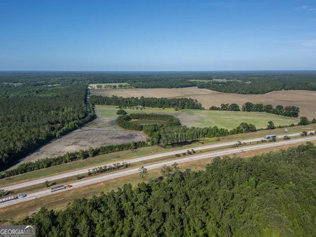 a view of a city street view with ocean view
