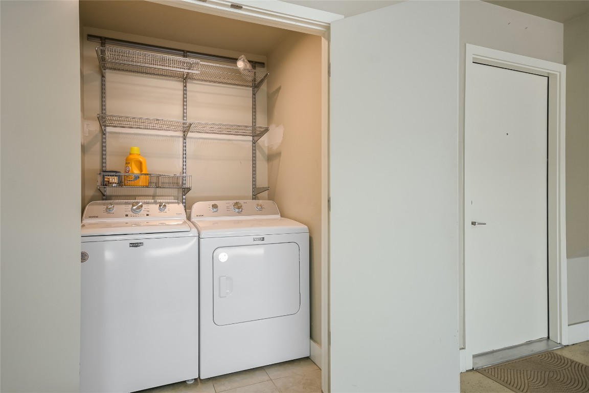1702 South Lamar Boulevard, Unit 22 Austin, TX 78704 - Photo 24 of 30 a utility room with dryer and washer