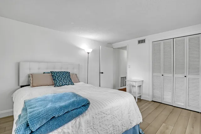 a view of a garden with a slide