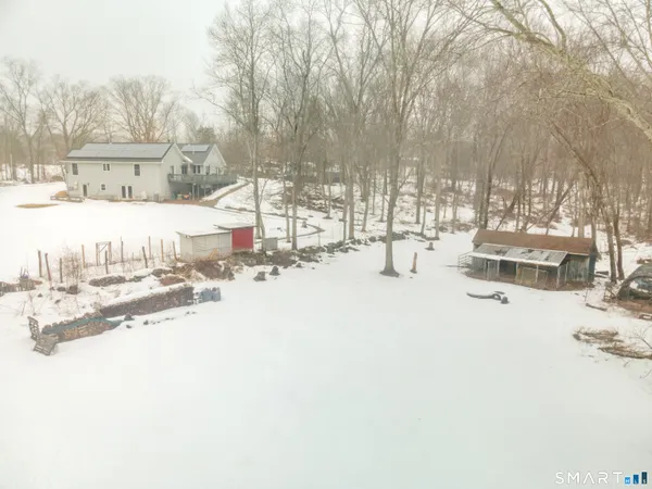a view of road with trees