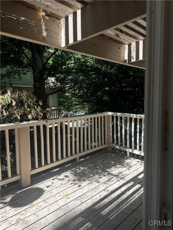 205 Cool Creek Lane Lake Arrowhead, CA 92352 - Photo 3 of 14 a view of deck with a chair