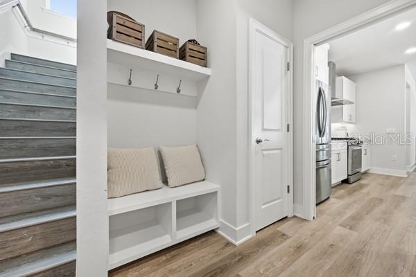 534 Southwest 145th Drive Newberry, FL 32669 - Photo 25 of 38 a view of kitchen and wooden floor