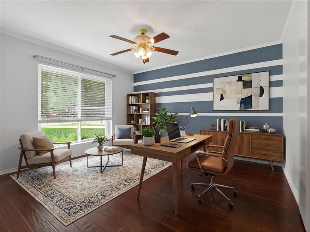 3209 Broken Arrow Road Denton, TX 76209 - Photo 4 of 39 virtually stagedcould be formal dining or study