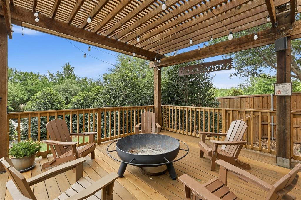 502 Prairie Run Aledo, TX 76008 - Photo 24 of 37 One of the covered patios off the back, overlooking the yard