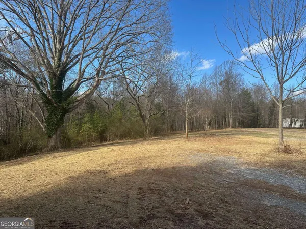 a backyard of a house